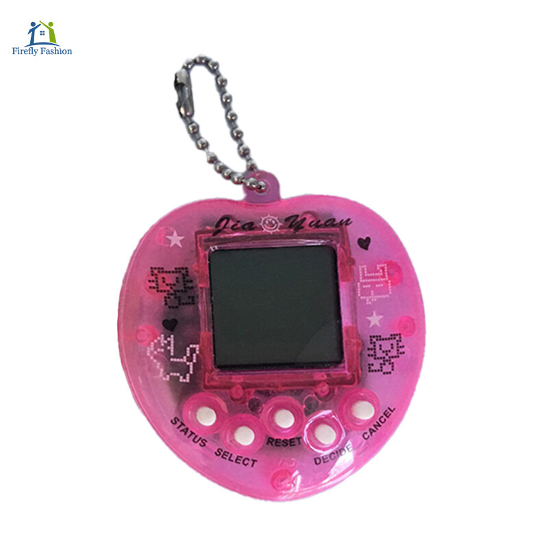 Electronic Pet Game Machine Electronic Pets Virtual Pets Keychain Handheld Game Machine For Boys Girls Adults Firefly Fashion