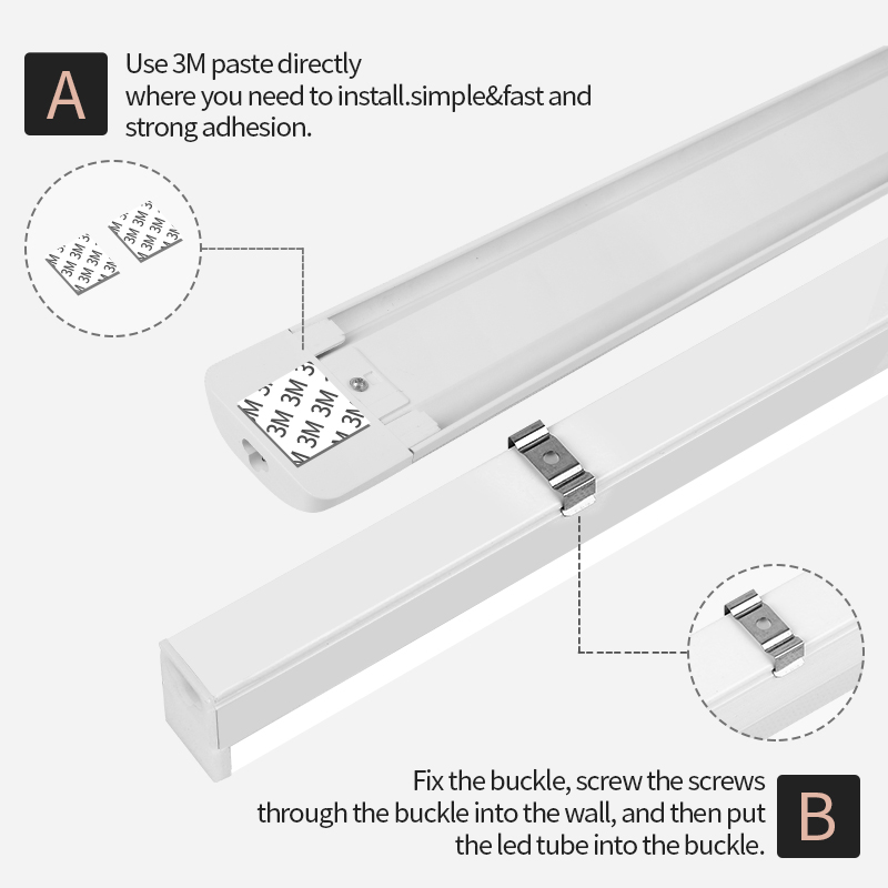 ชุดไฟ LED เต็มชุด T8 T5หลอด,ไฟ LED ติดผนัง220V 110V 30ซม. 50ซม. ไฟ LED ...