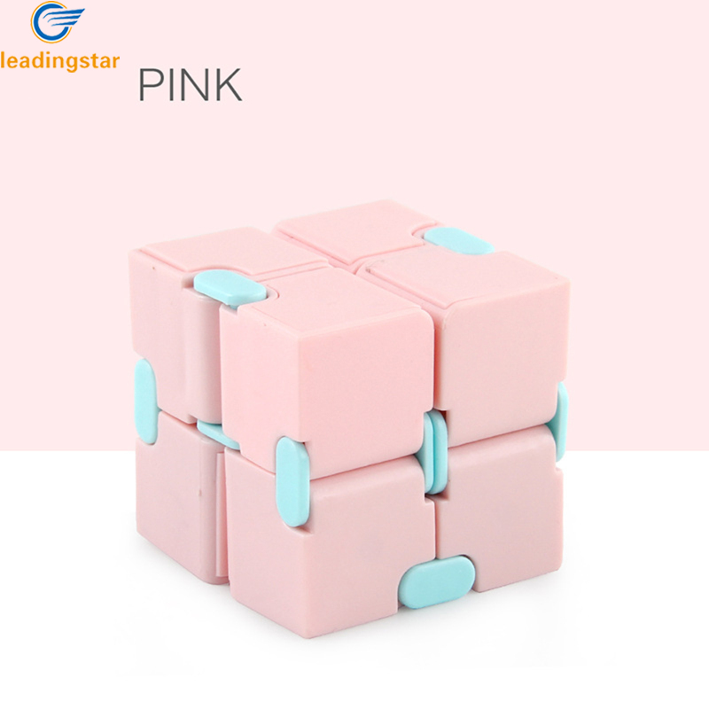LEADINGSTAR Fast Delivery 2x2 Magic Cube Pocket Flip Infinite Speed Cube Decompression Educational Toys For Children Birthday Gifts