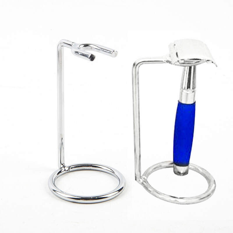 Blowing Men Steel Safety Razor Stand Double Edge Razor Art Holder Shaver Accessories