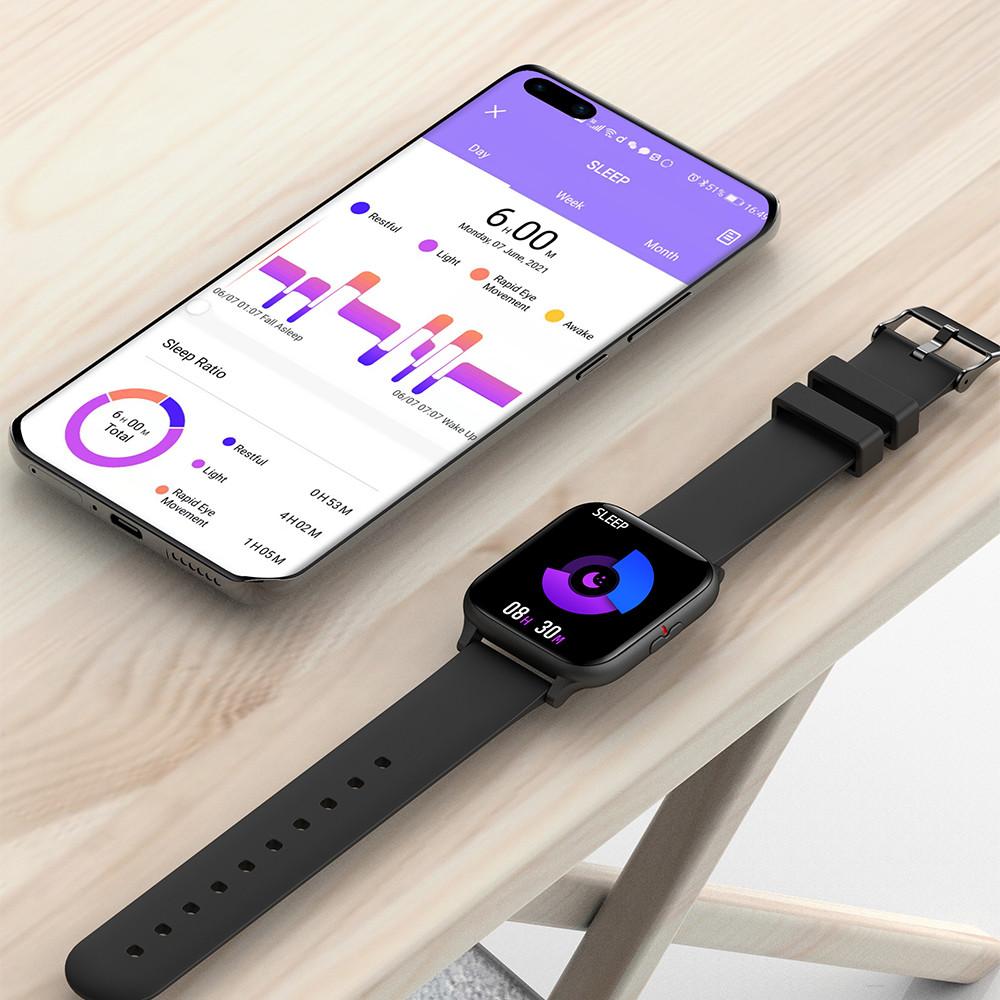 COLMI P8 Mix Jam Tangan Pintar 1.69 Inci Pria 24 Jam Monitor Denyut Jantung  IP67 Jam Tangan Pintar Wanita Pelacak Kebugaran untuk iPhone Android |  Lazada Indonesia