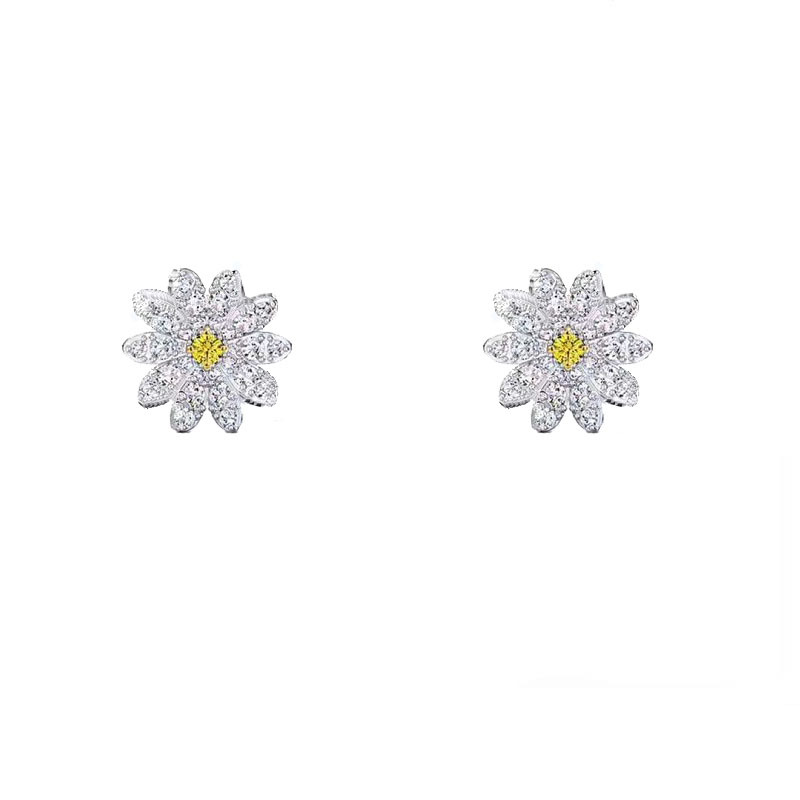 Sweet Daisy Stud Earring Flowery Temperament Girls Earrings