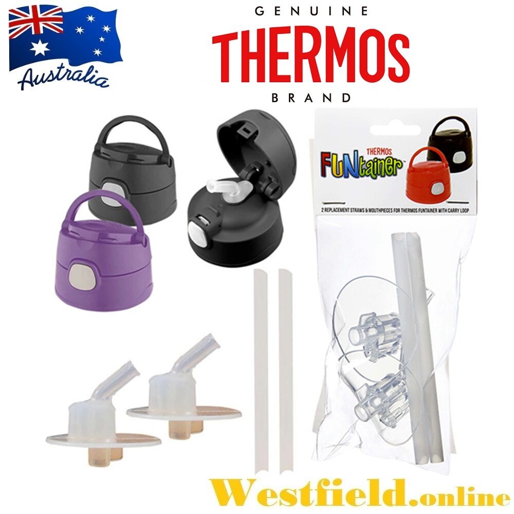 Australia Import] THERMOS Funtainer 2x Replacement Straws