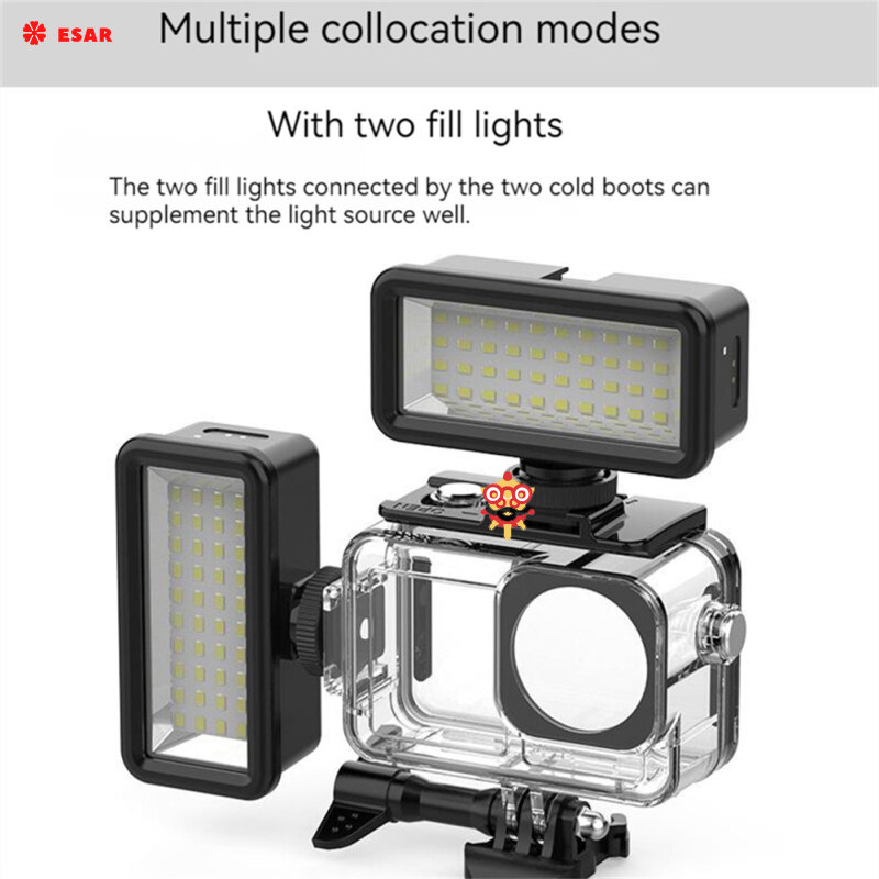 40m Underwater Deep Diving Case Protective Housing Waterproof Shell Compatible For Dji Action 3 Osmo Camera Accessories
