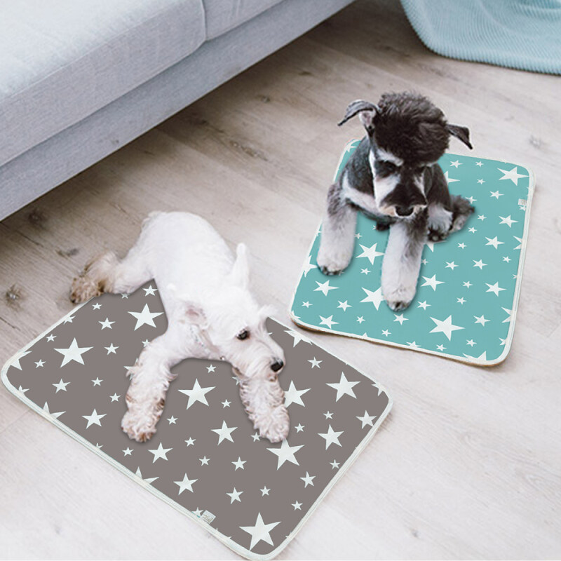 Không Thấm Nước Pet Bed Pad Breathable Dog Puppy Pee Pads Có Thể Giặt Tái Sử Dụng Bông Mat Đệm