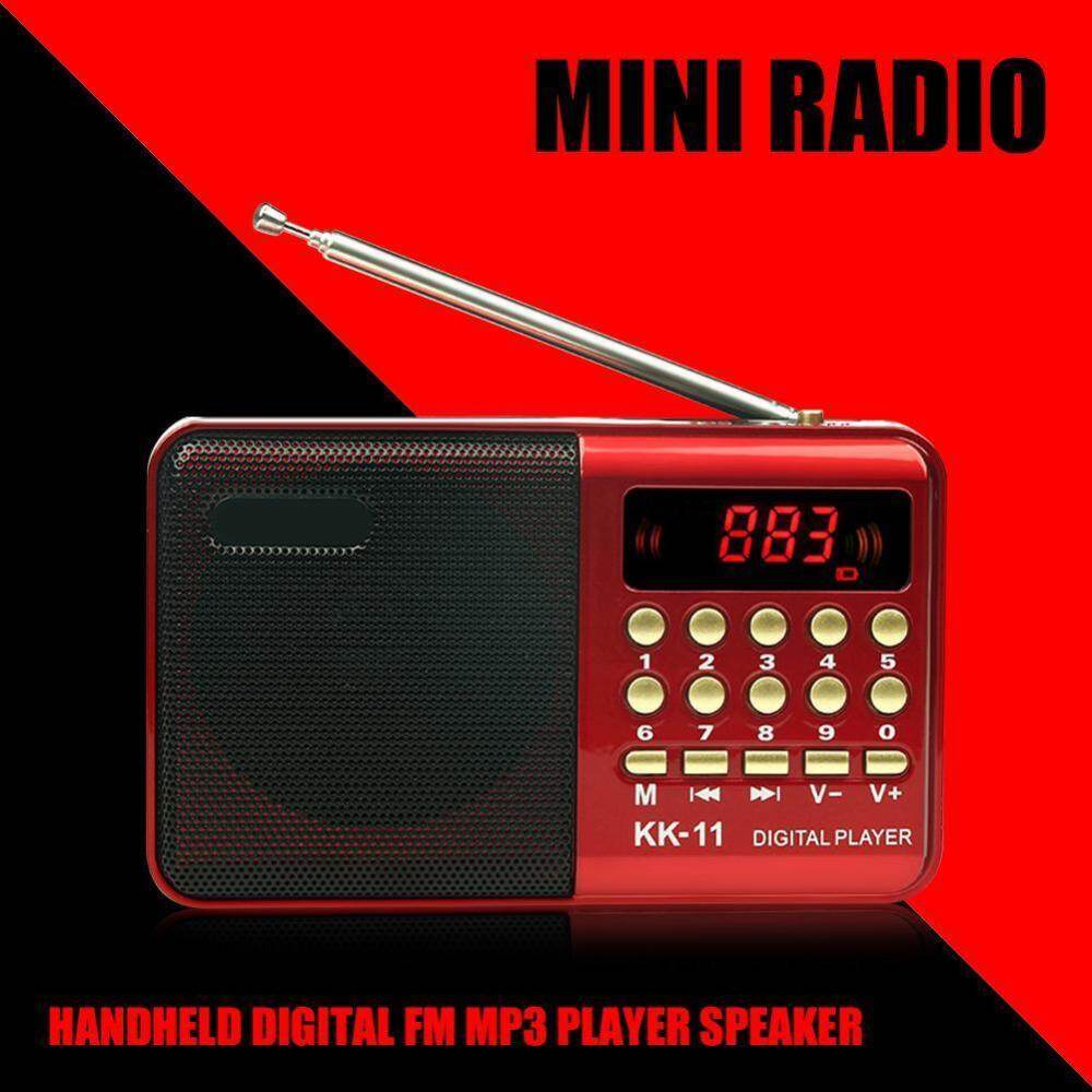 K11 Cầm Tay Kỹ Thuật Số FM MP3 Máy Nghe Nhạc Thiết Bị Loa Đài di động mini Ghi Âm
