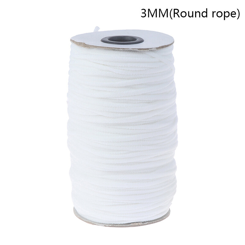 CANAMEK DIY Braided Elastic Band Cord Knit Band Sewing