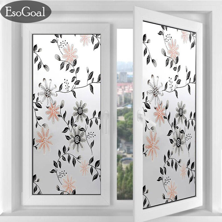EsoGoal Decals Stickers Frosted DIY Selfadhesive Window Films