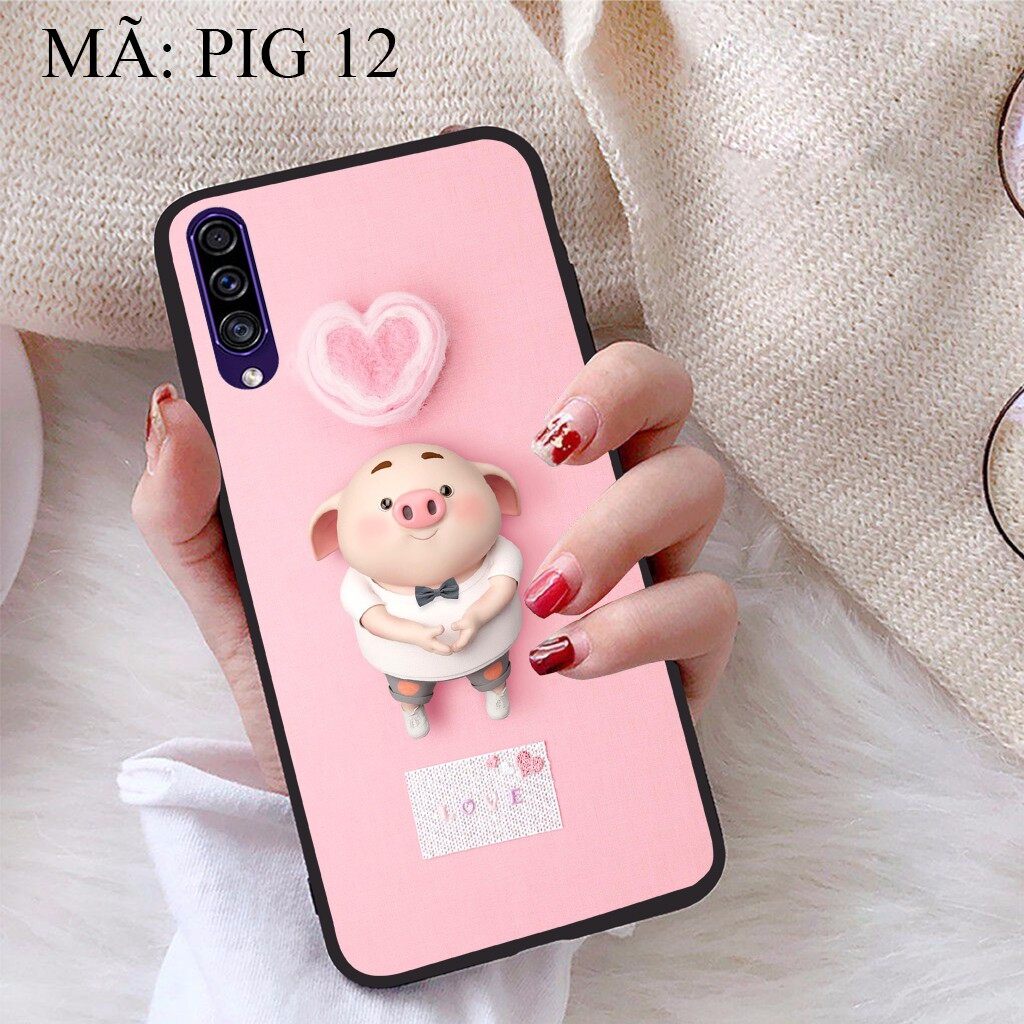 Ốp lưng samsung a30s viền dẻo tpu bst pig cute