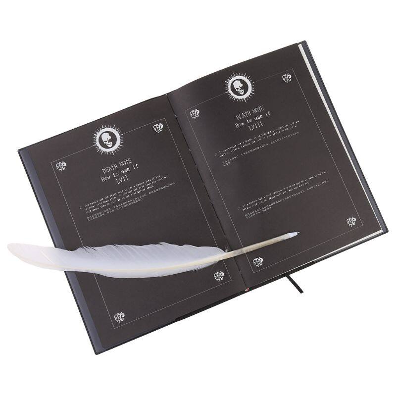 Sổ Tay Hóa Trang Death Note Mới & Sách Bút Lông Vũ, Nhật Ký Viết Nghệ Thuật Hoạt Hình