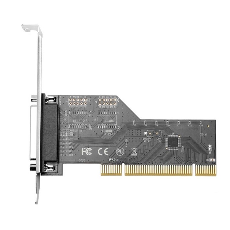 Pci Adapter Card PCI to Parallel 25Pin DB25 Printer Port Controller Expansion Card for Desktop Computer