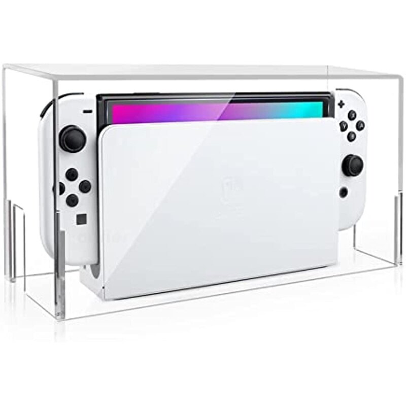 Ốp Chống Bụi Trong Suốt Phát Sáng 20 Màu Cho Nintendo Switch & Switch Đế Sạc OLED