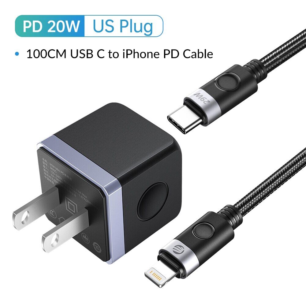 ORICO PD 30W Sạc Bộ USB C Cáp Sạc Nhanh 2.4A Sạc Nhanh Dây Đối Với iPhone iPad Type-C Bộ