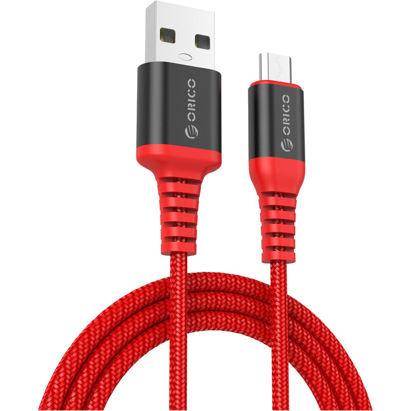 Orico micro usb charging cable heavy duty cable 2.4a charging cable fast charge usb data cable for android
