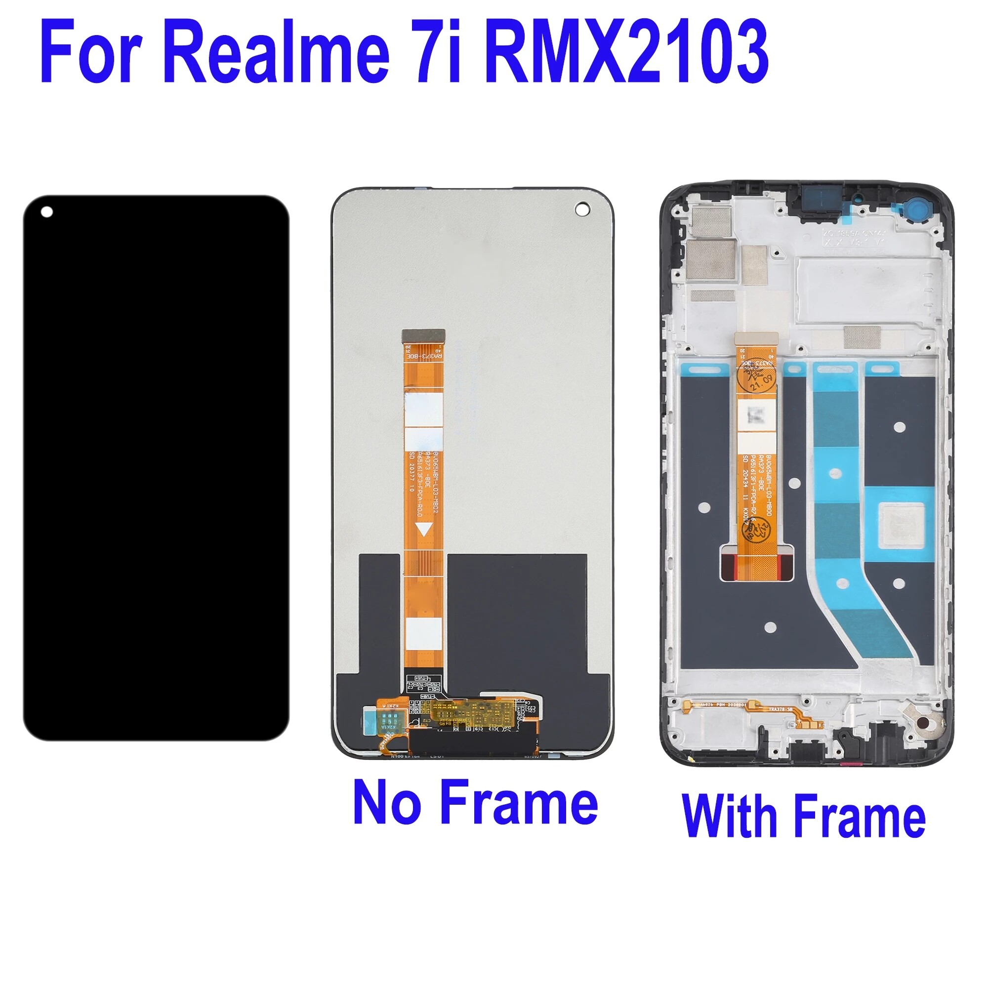 100% thử nghiệm cho OPPO Realme 7i RMX2103 Màn hình LCD Màn hình Màn hình cảm ứng linh kiện thay thế cụm Bộ số hóa
