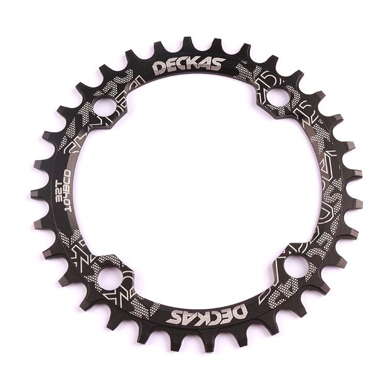 Deckas 104BCD Round Narrow Wide Chainring 104bcd MTB 32T 34T 36T 38T Chainring Crankset Tooth Plate Parts Mountain Bike Bicycle 104 BCD For Shimano M370 M410 M610 M615 M670 M780 Crank Crankset