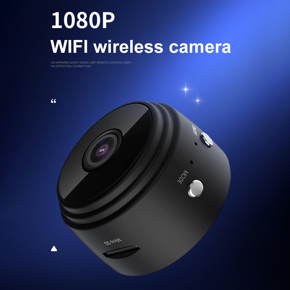 Camera Mini A9 Video Không Dây Tầm Nhìn Ban Đêm 720P HD Máy Quay Micro DVR Phát Hiện Chuyển Động WiFi GIÁM SÁT Webcam Giám Sát An Ninh Trong Nhà Cho Bé