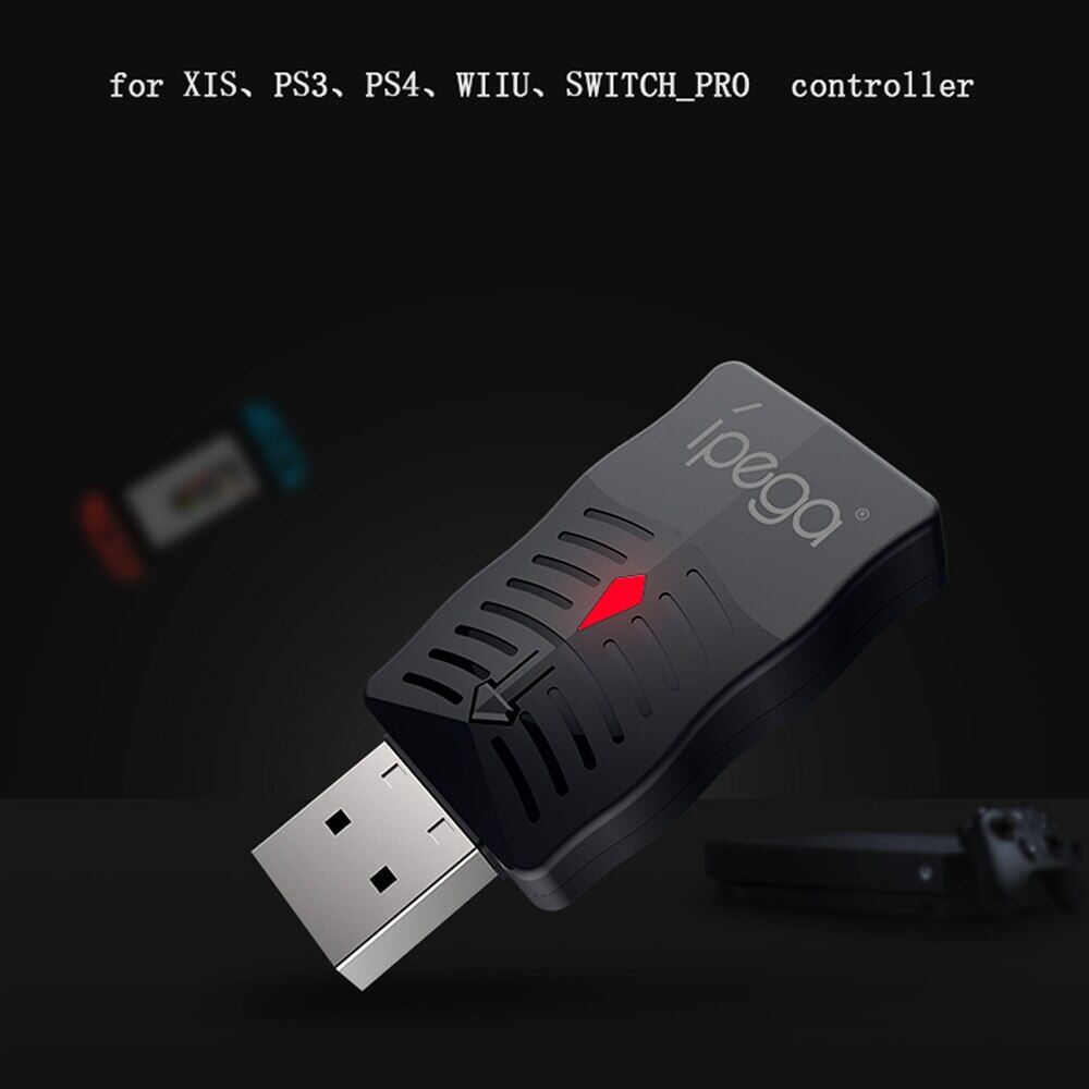 iPega PG-9132 Multi-Function Wireless Receiver for Nintend Swich Android Compatible for Wii U Xbox One S PS4 PS3 Controllers