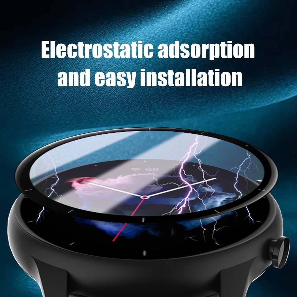 Cho Huami Amazfit GTR2 GTR 2e GTR 3 Pro 3D PMMA Bảo Vệ Màn Hình Bao Phủ Toàn Bộ