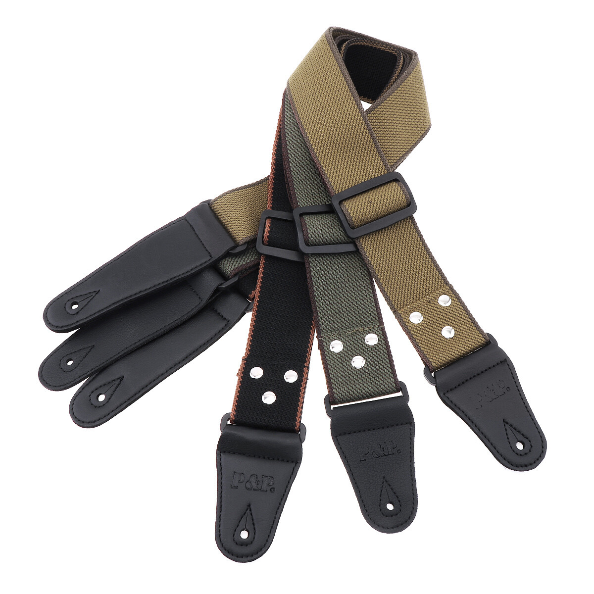 Adjustable Pure Cotton Guitar Strap for Acoustic Electric Guitar Bass 3 Colors Optional