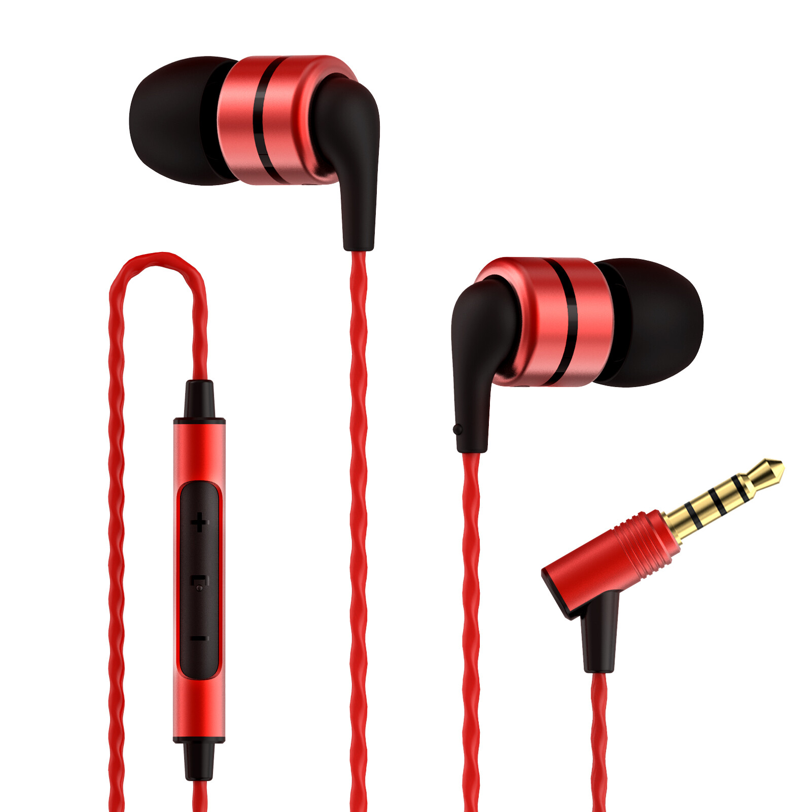SoundMAGIC E80C Wired Earbuds with Microphone HiFi Stereo Audiophile Earphones Noise Isolating in Ear Headphones Comfortable Fit Super Bass 4 colors