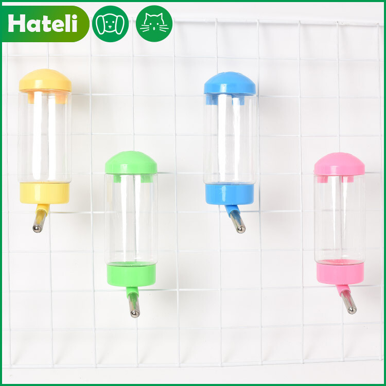 【HATELI】Drinker Head Hanging Water Bottle Fountain Head Pet Drinking Dispenser Ball-type Head Cat Puppy Feeder Pets Waterer Supplies