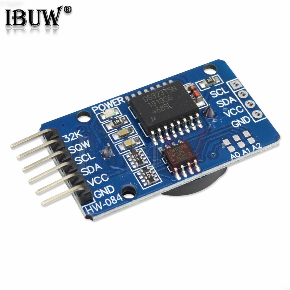 DS3231 AT24C32 Mô đun IIC DS1302 Độ chính xác mô-đun Đồng hồ DS1307 mô-đun bộ nhớ Mini Module thời gian thực 3.3V/5V cho Raspberry Pi