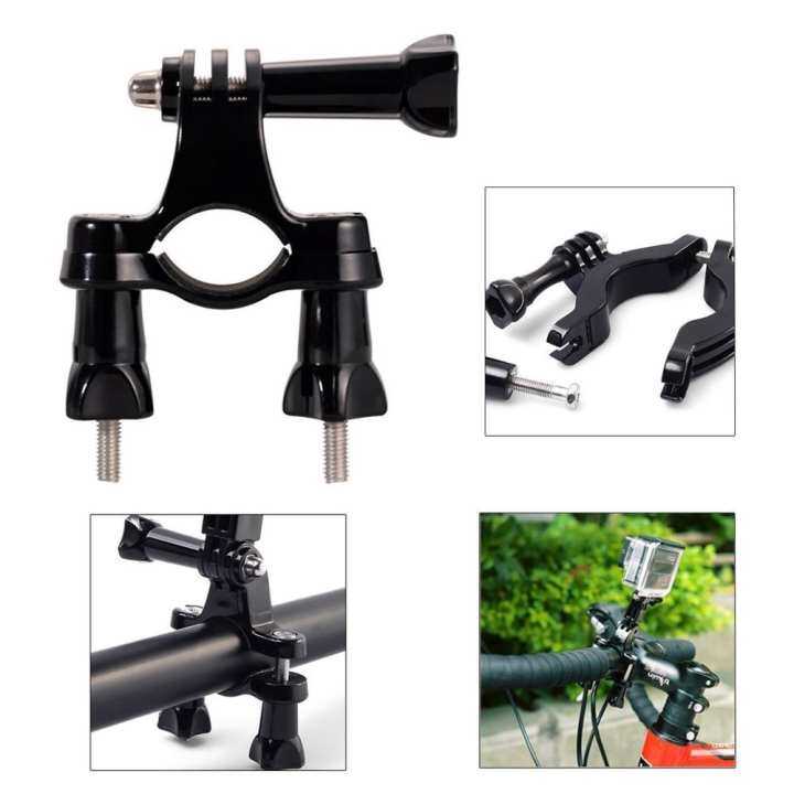 Cho Phụ Kiện Giá Gắn Ghi Đông Xe Đạp Xe Máy Giá Ba Chân Điều Chỉnh Được, Cho Go Pro Hero 3 + 4 5 Xiaomi Yi II 4K Sjcam S