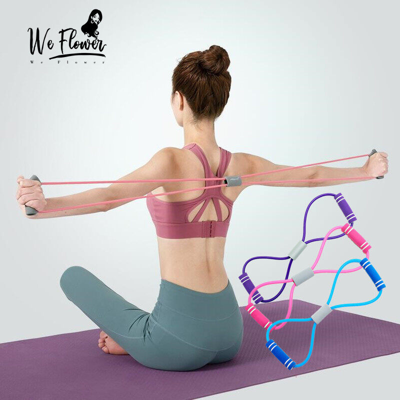 We Flower Resistance Elastic Bands Yoga Fitness Chest Expander Muscle