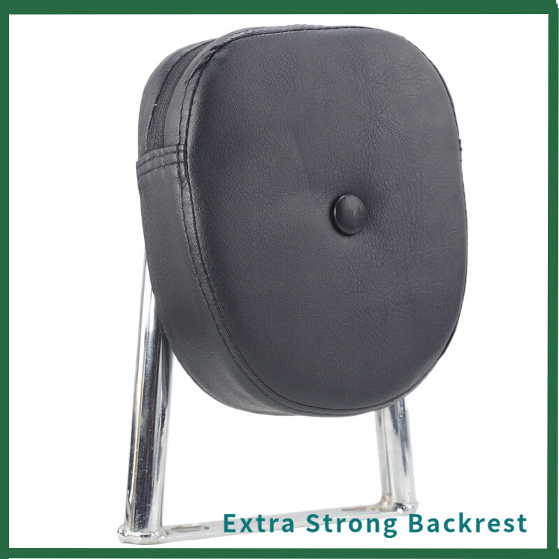 Motorcycle Backrest Prince Motorcycle Seat Back with Reflective Stripe