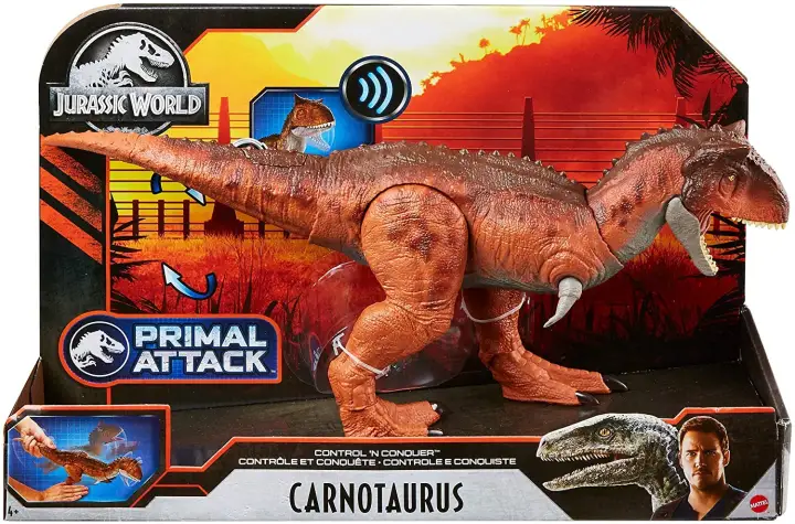 jurassic world carnotaurus mattel