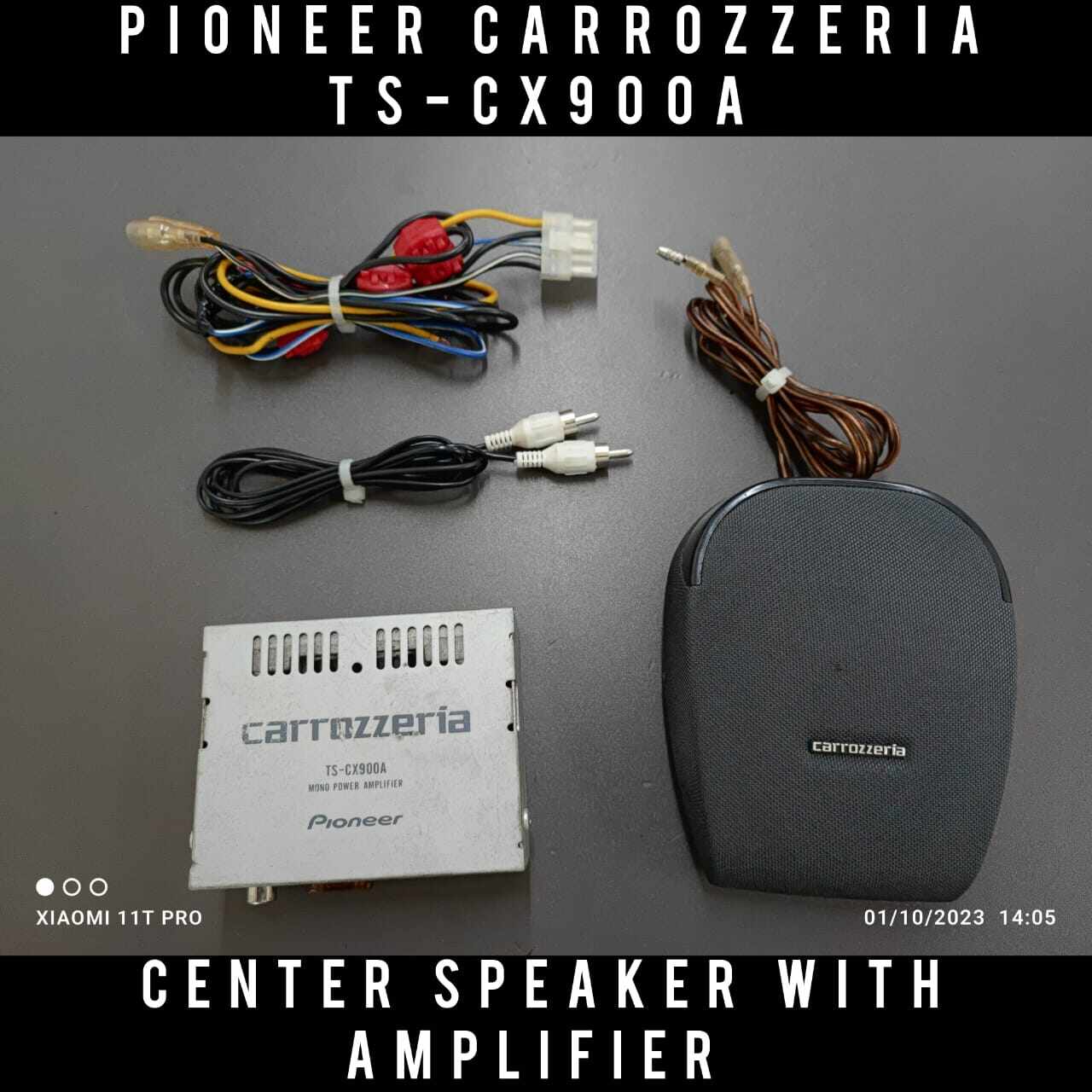 アンプ Pioneer carrozzeria TS-CH700A Pioneer Carrozzeria TS-CH700A Slim 2-Way Powered AV Center Speaker