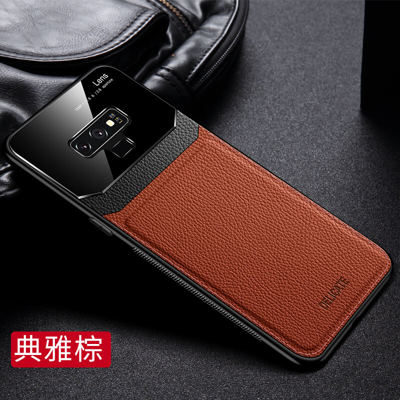 Bao da điện thoại pu, dành cho samsung galaxy note 9 / note 8 ốp gương chống sốc ốp bảo vệ mắt cho samsung note 8 9