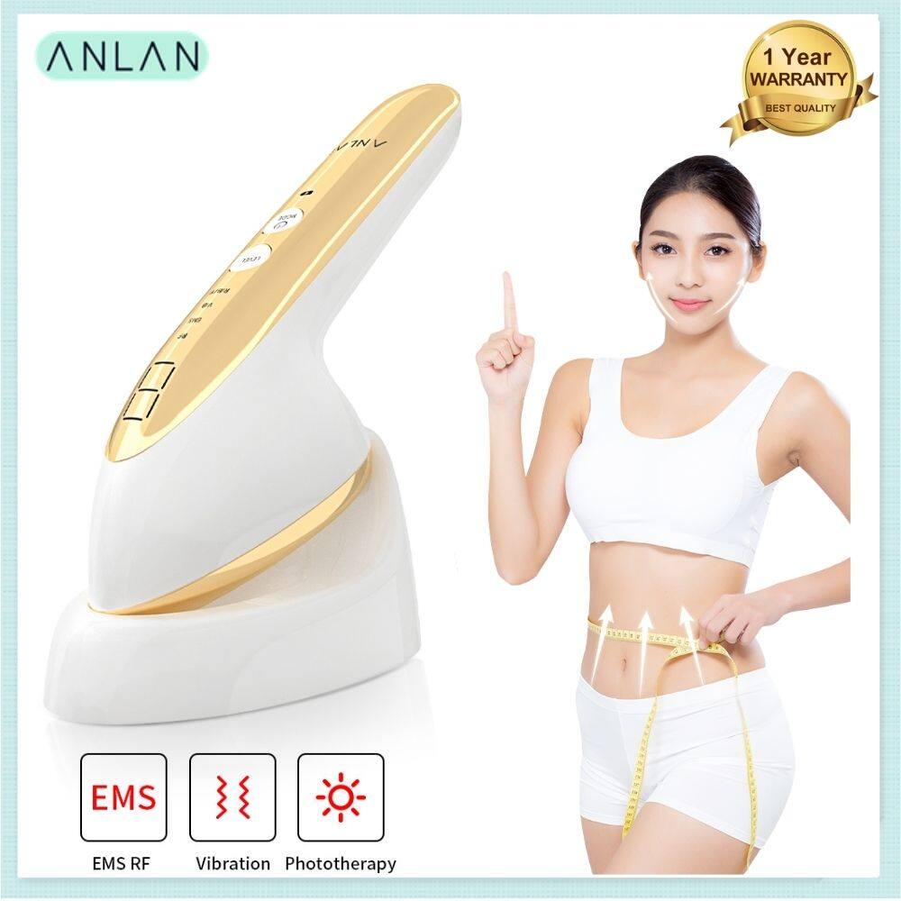 ANLAN RF EMS máy massage giảm béo máy đốt mỡ bụng hệ thống sưởi rung