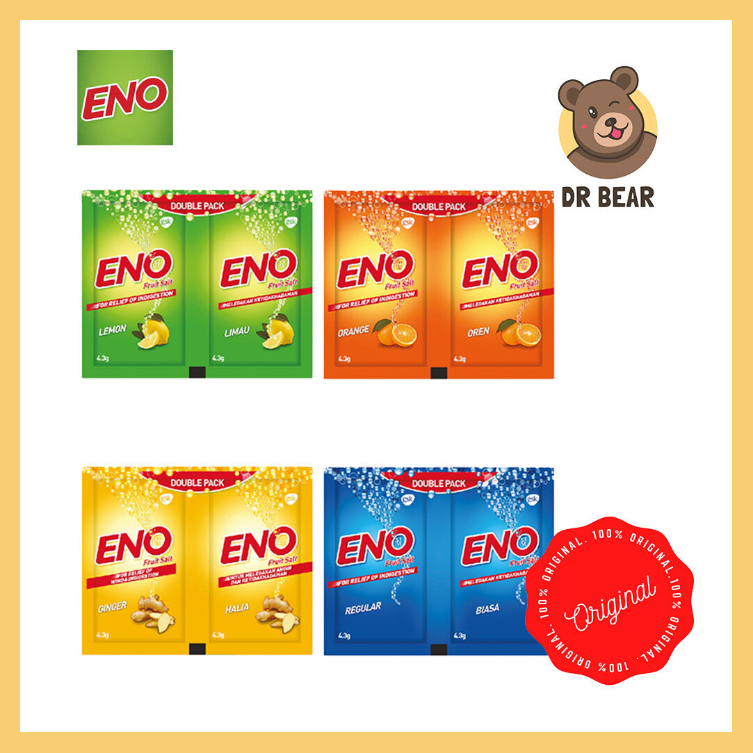 Eno Powder sachet 4.3g x 2 (Original/Lemon/Ginger/Orange) Lazada