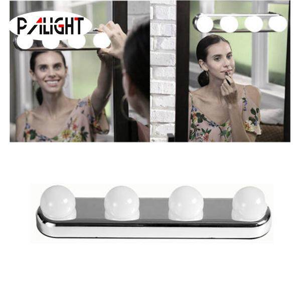 PAlight 4 Bóng Đèn LED Gương Trang Điểm Sáng Hút Lắp Đặt Bàn trang điểm Vanity Ánh Sáng Đèn Tường