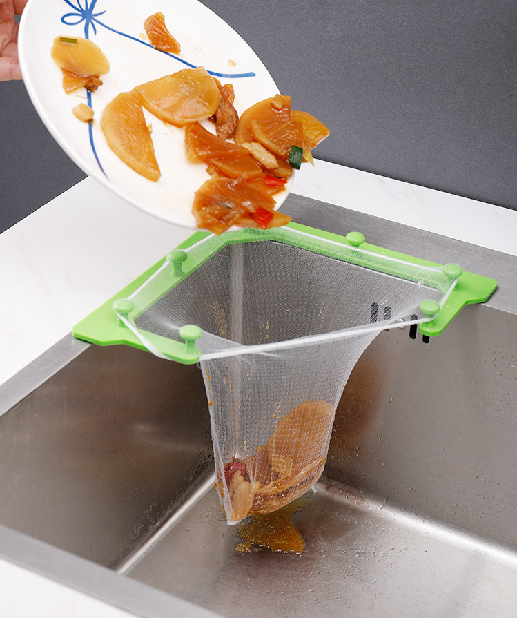 Sink Drain Net Triangle Wastage Garbage Net Penapis Sisa Makanan Sinki ...