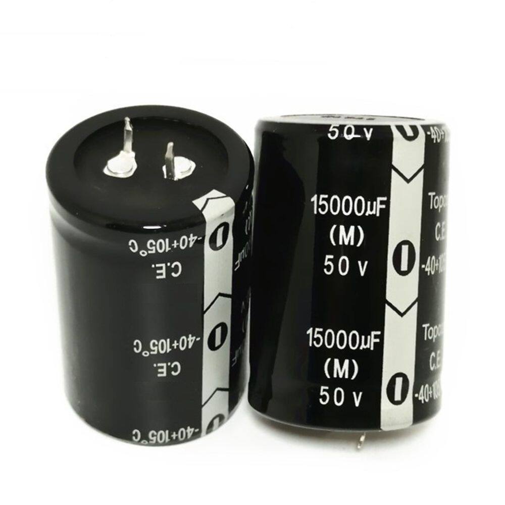 1pcs 15000uf 50v 15000mfd 50wv 35*50mm 105c radial aluminum electrolytic capacitor