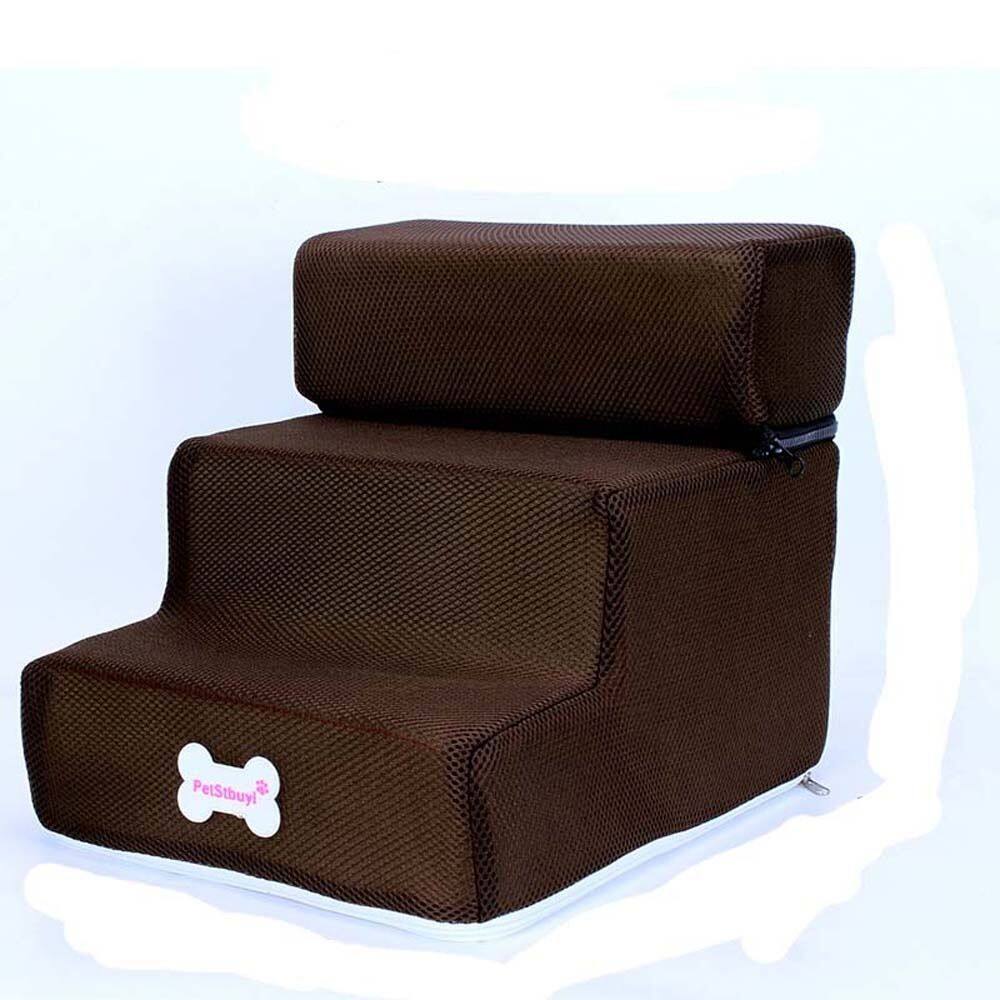 SKYJS 2/3 Steps Stairs Multicolor Climbing For Small Dog Cat Dog Ramp Stairs Puppy Dog House Pet Supplies Pet Ramp Ladder Dogs Bed Stairs