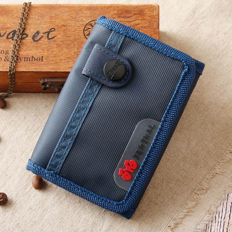 Men Wallets Canvas Fabric Mans Purses Good Quality Male Letters Wallet Coin Purse Pocket Moneybags Card ID Holder Student Wallet