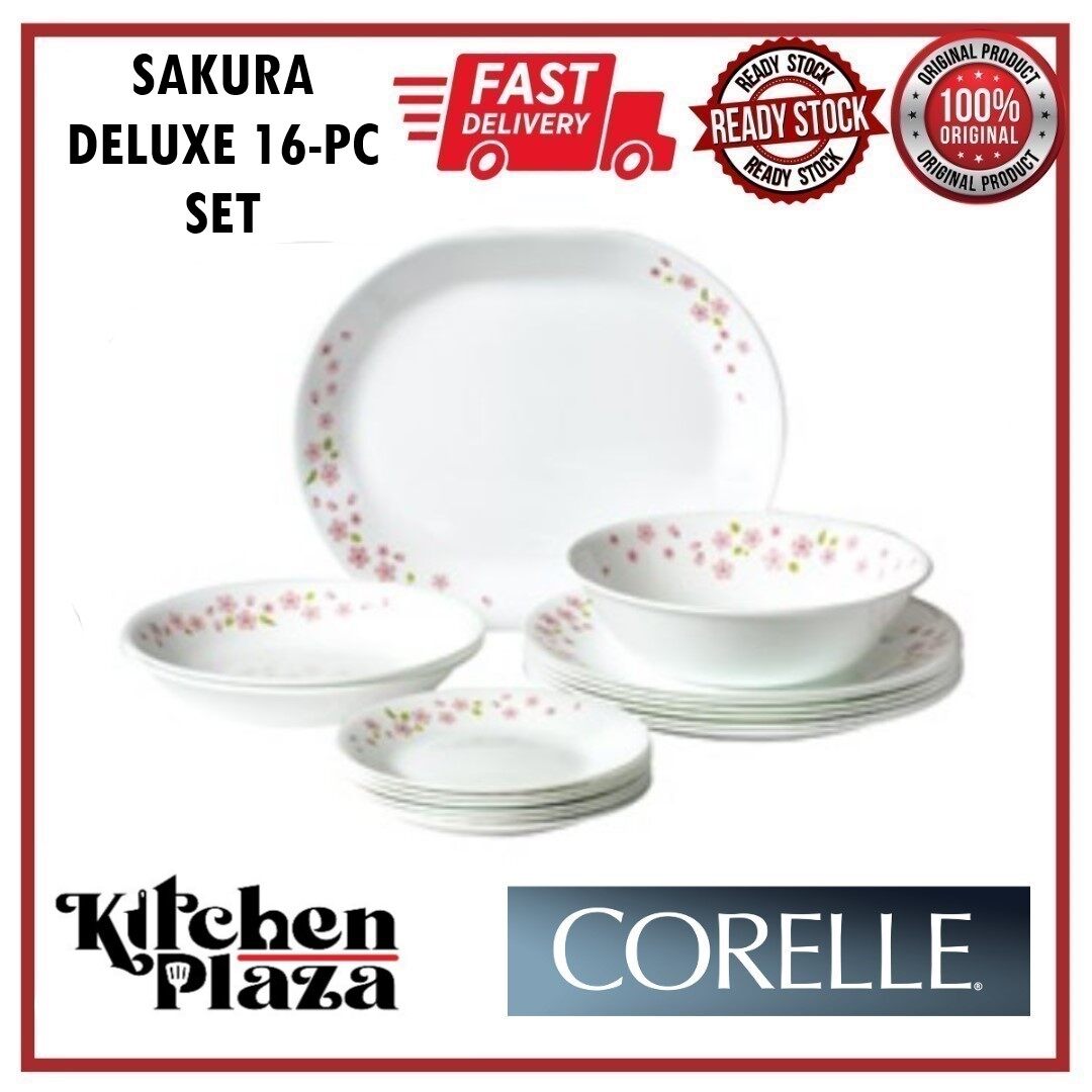 CORELLE Deluxe Sakura 16Piece Set Lazada