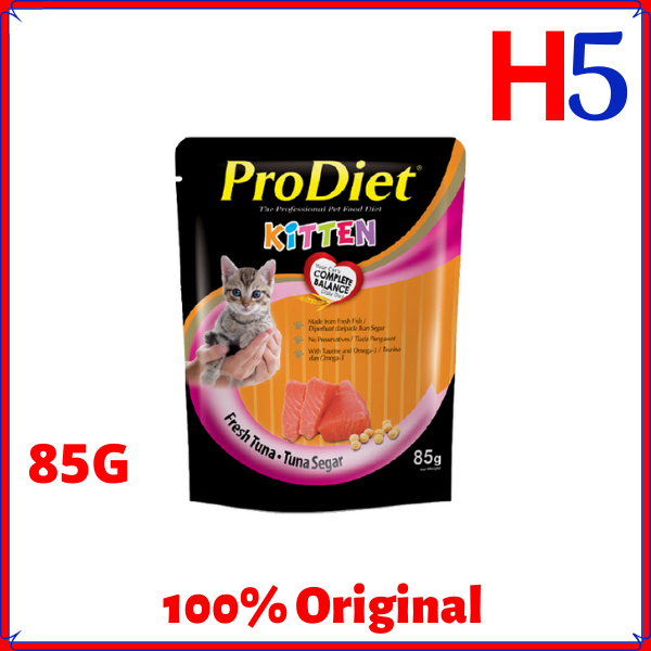 PRODIET 85G Pouch Wet Cat Food/ Makanan Kucing/ Pet Food Lazada