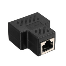 Bộ Kết Nối Bộ Chia RJ45 Bộ Kết Nối 1 Đến 2 Cổng Nữ Cho CAT 5/CAT 6/CAT 7 Cáp Ethernet LAN Ổ Cắm Bộ Chia Hub Hub Máy Tính Xách Tay Bộ Định Tuyến Liên Hệ Với Phích Cắm Mô-đun