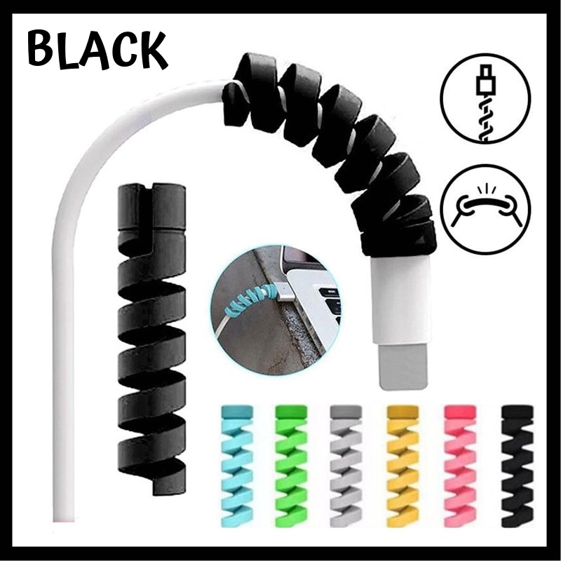Cable protector spiral wound data cable protection cable to prevent ...