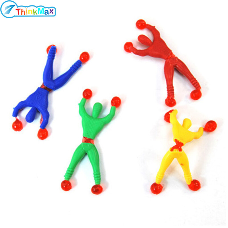 Thinkmax Sticky Wall Climbing Spider Character Toy Relieve Stress Sticky Palm Boring Useful Product