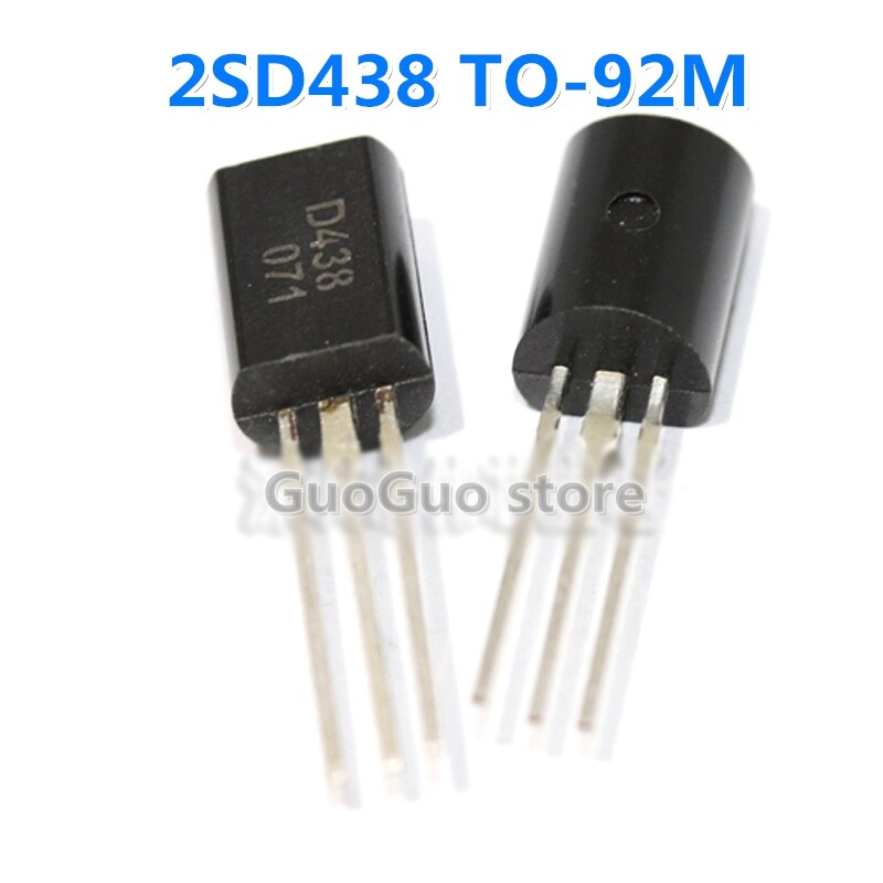 20ชิ้น2SD438 D438 TO-92M 100โวลต์0.7A NPN ทรานซิสเตอร์ใหม่แบบดั้งเดิม ...