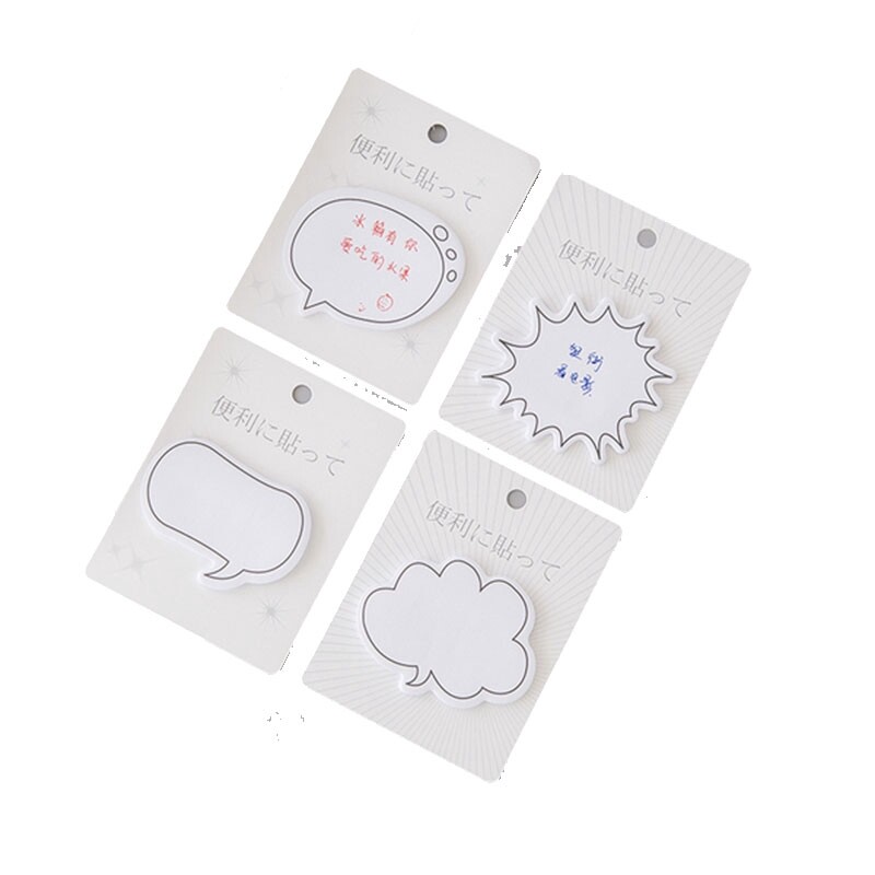 Random 1 Pc Cute Sticky Notes Pad Simple Memo Sticky Note Office Memo Guest Book