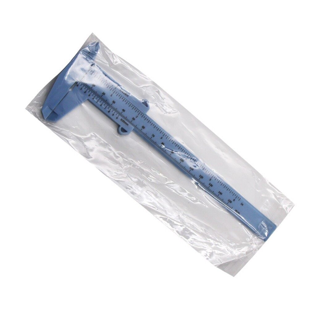 Black-Vernier Calipers Double Rule Scale Plastic Height Measure-Tool 0-150mm