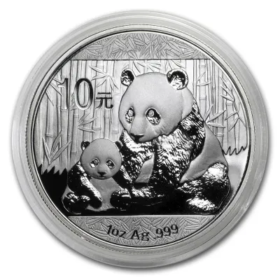 Chinese Mint China ¥ 10 Yuan Panda 2012 1oz 1 oz .999 Silver Coin