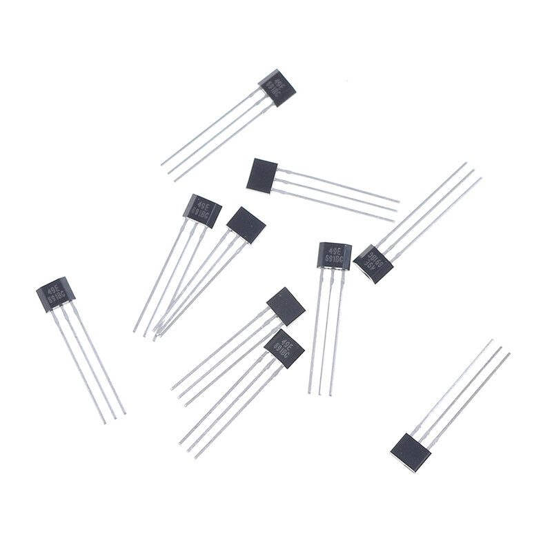 [DONGLONG]10pcs Hall element 49E OH49E SS49E linear Sensor Hall sensor